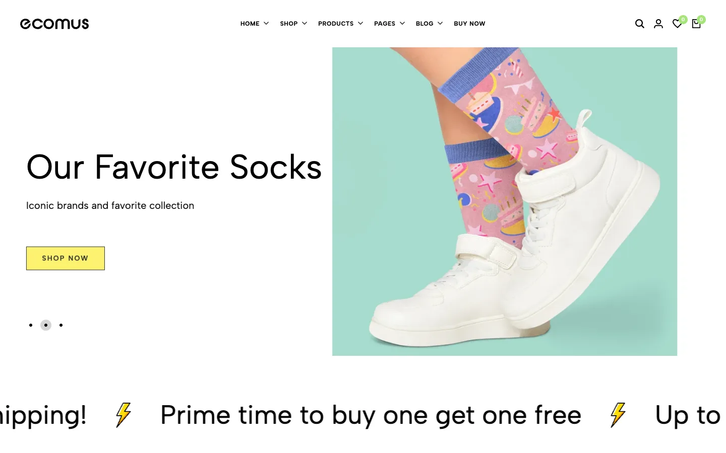 Ecomus theme demo